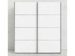 Online Dmora Armário Accadia de 2 portas, mobiliário de quarto, roupeiro, roupeiro, 182x64 h202 cm, Branco