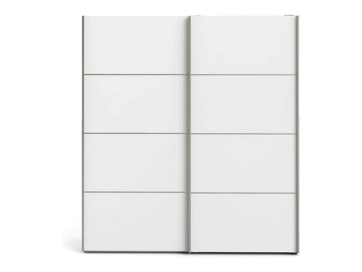 Online Dmora Armário Accadia de 2 portas, mobiliário de quarto, roupeiro, roupeiro, 182x64 h202 cm, Branco