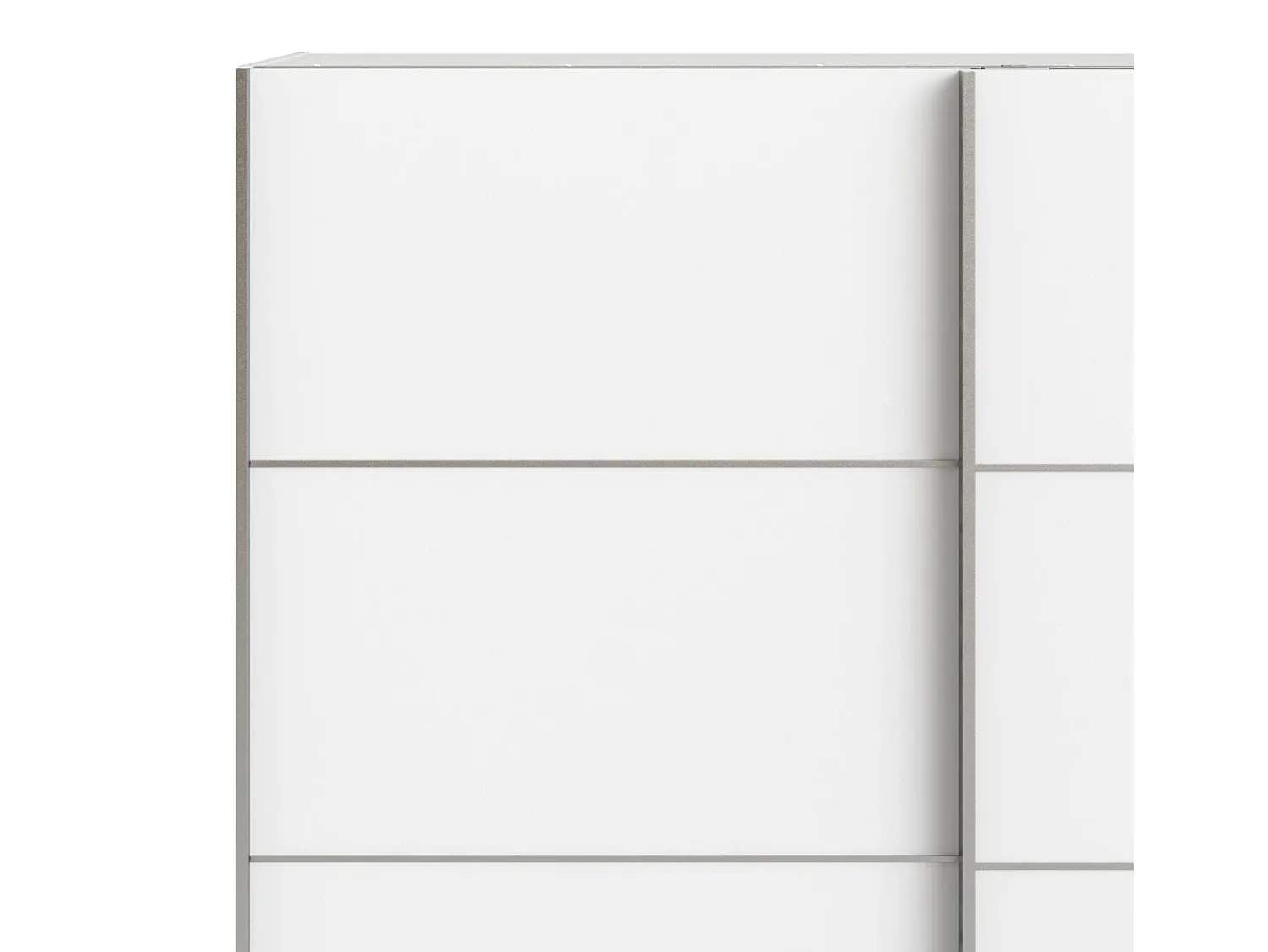 Online Dmora Armário Accadia de 2 portas, mobiliário de quarto, roupeiro, roupeiro, 182x64 h202 cm, Branco