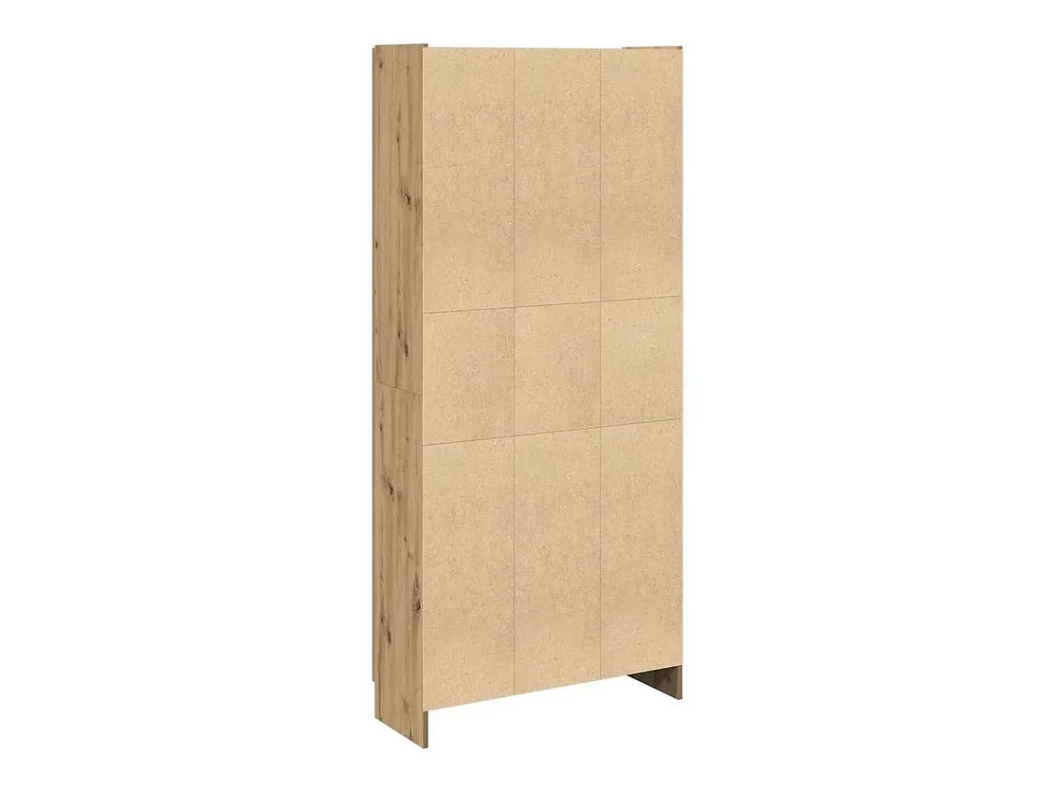 Clearance vidaxl Armário alto 82,5x30,5x185 cm deriv. madeira carvalho artisiano Castanho