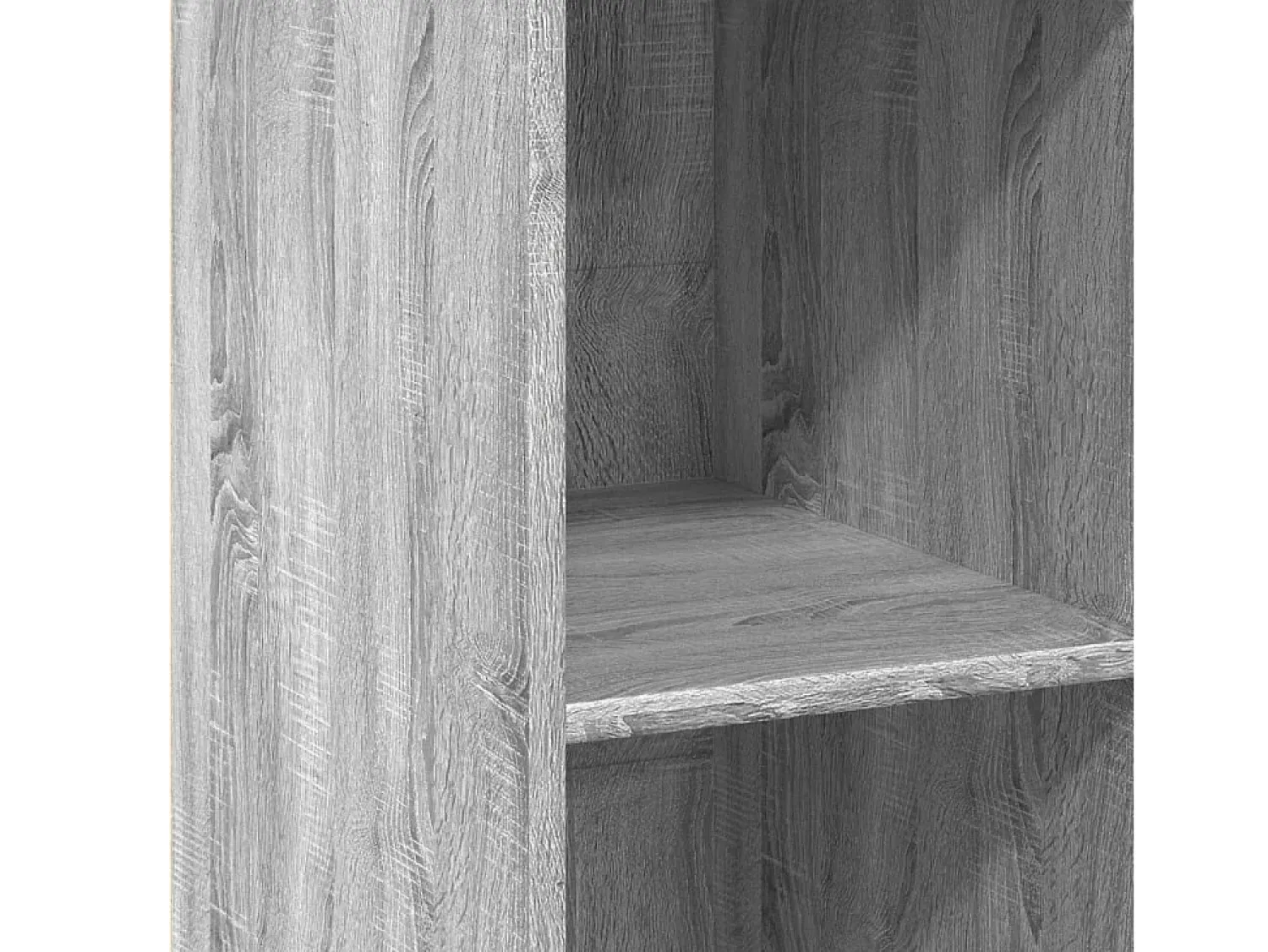 Prateleira*vidaxl Armário alto 30x41x124 cm derivados de madeira sonoma cinza Cinzento