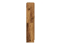 Clearance vidaxl Armário alto 82,5x30,5x150cm derivados de madeira madeira velha Castanho