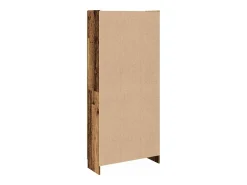 Discount vidaxl Armário alto 82,5x30,5x185cm derivados de madeira madeira velha Castanho