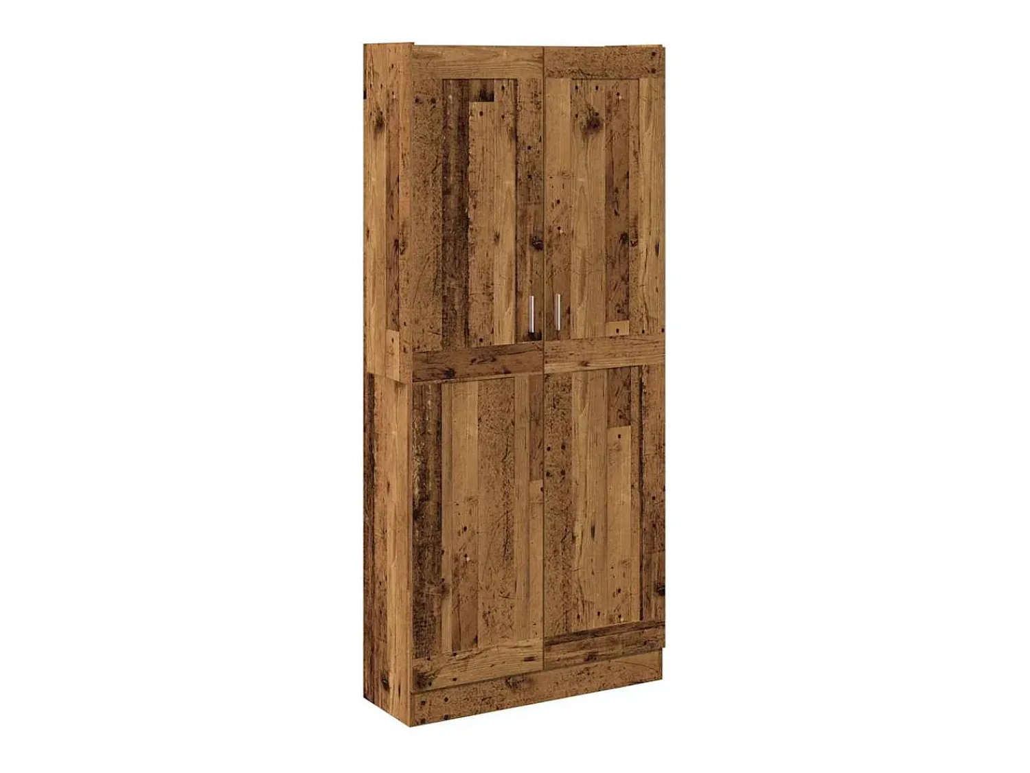 vidaxl Armário alto 82,5x30,5x185cm derivados de madeira madeira velha^ Vitrina