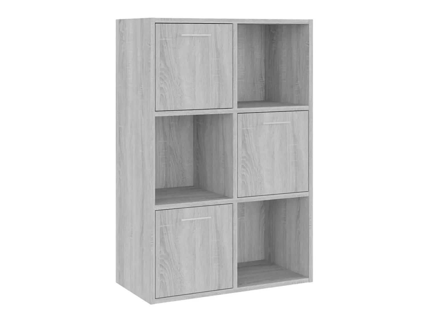 Vitrina*vidaxl Armário arrumação 60x29,5x90 cm cor sonoma Cinzento