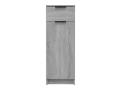 vidaxl Armário casa de banho 32x34x90 cm madeira sonoma cinza^ Móvel De Arrumação