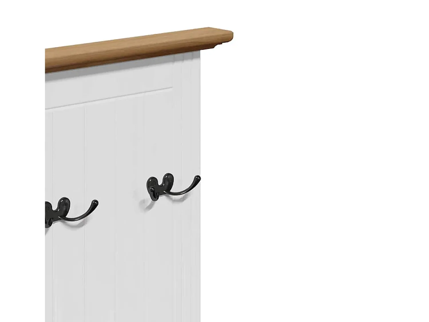 vidaxl Armário corredor com ganchos BODO castanho 50x40x157 cm^ Móvel De Entrada
