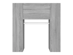Móvel De Entrada|vidaxl Armário corredor 97,5x37x99 cm madeira processada sonoma cinza Cinzento