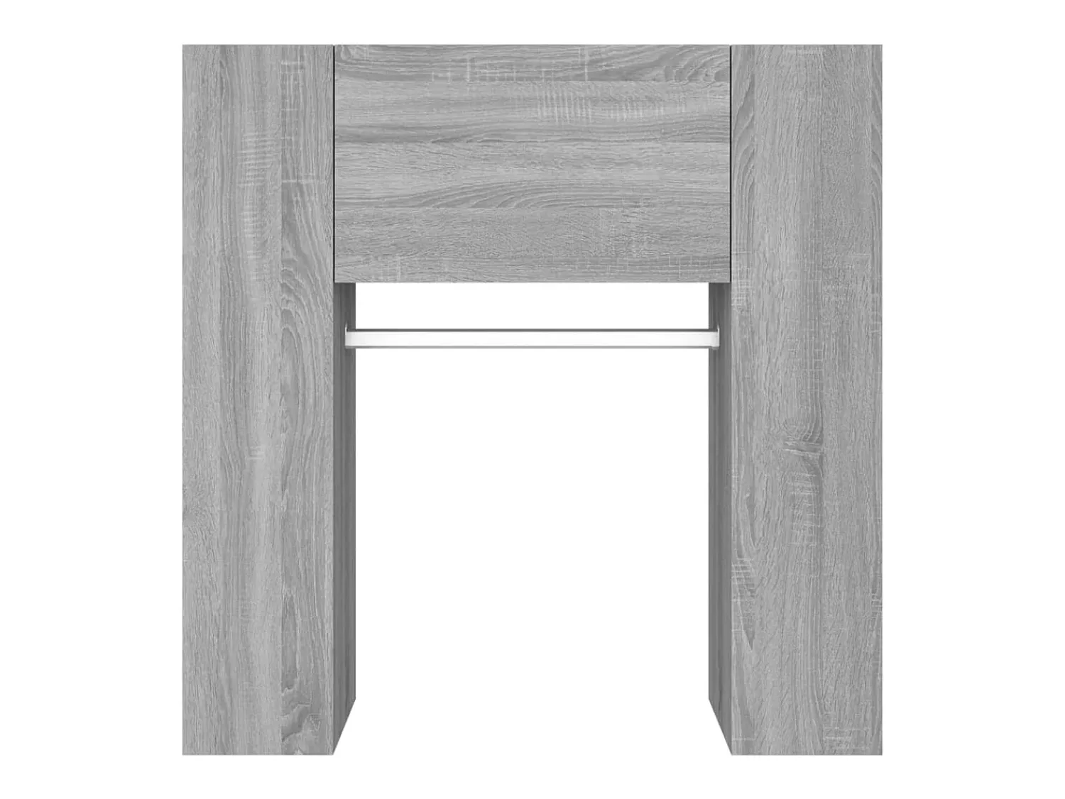 Móvel De Entrada|vidaxl Armário corredor 97,5x37x99 cm madeira processada sonoma cinza Cinzento