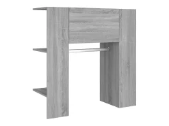 Móvel De Entrada|vidaxl Armário corredor 97,5x37x99 cm madeira processada sonoma cinza Cinzento