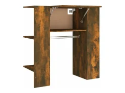 Clearance vidaxl Armário corredor 97,5x37x99cm derivados madeira carvalho fumado Natural claro