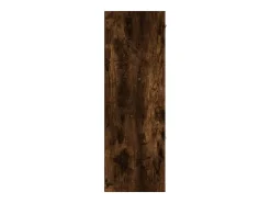 Vitrina*vidaxl Armário de arrumação 60x29,5x90 cm cor carvalho fumado Castanho