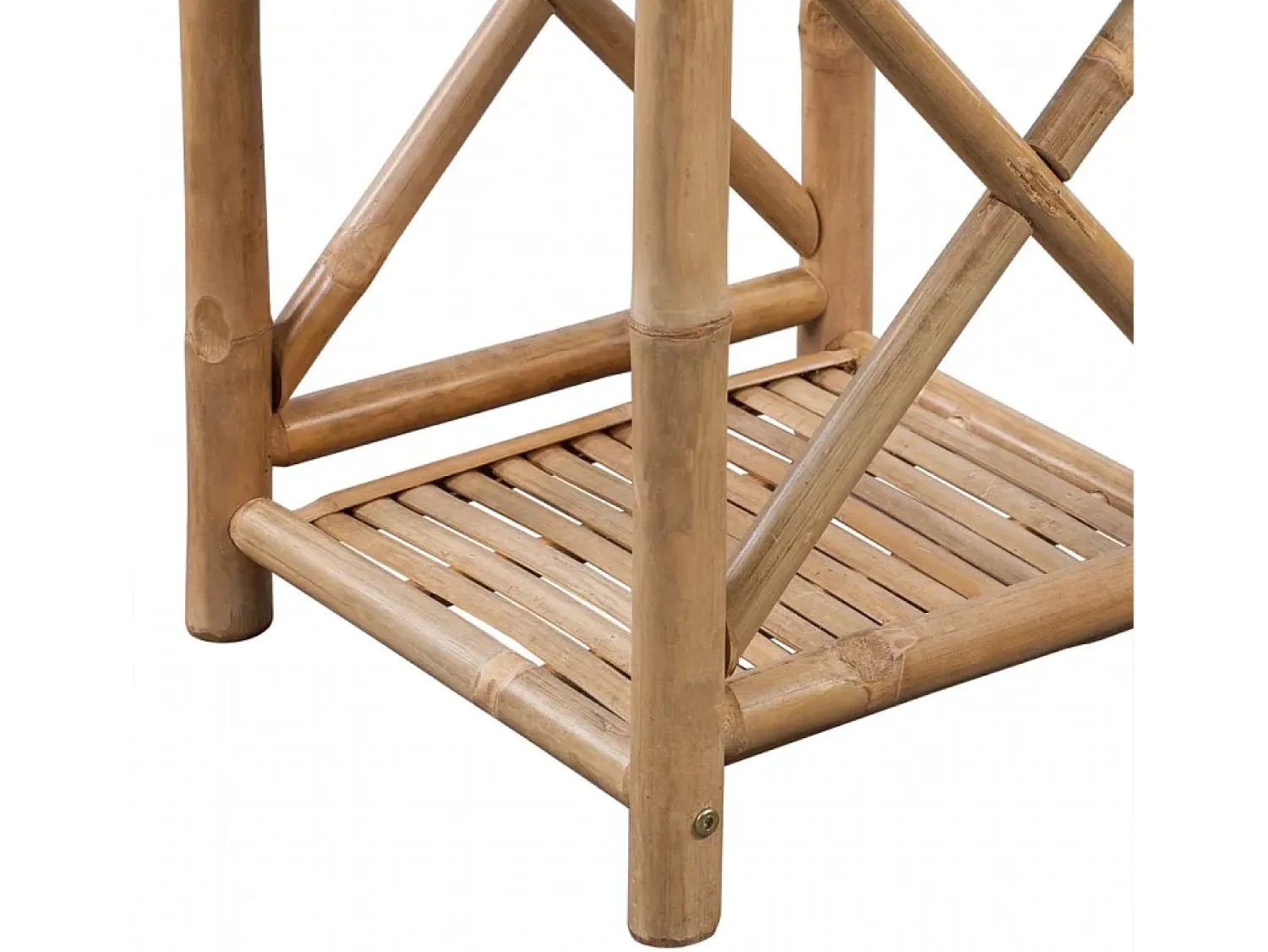 Prateleira*Mobikasa Armário de bambu com 5 prateleiras e design exclusivo 2702012/2 Castanho