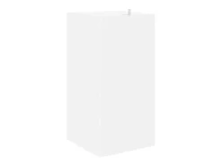 New vidaxl Armário de canto 33x33x67 cm derivados de madeira Branco