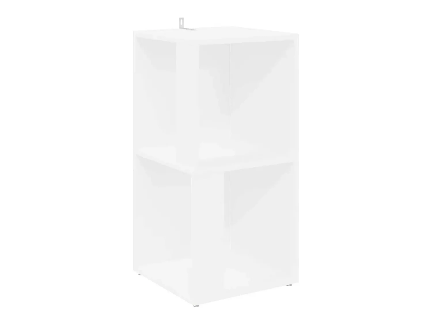 New vidaxl Armário de canto 33x33x67 cm derivados de madeira Branco