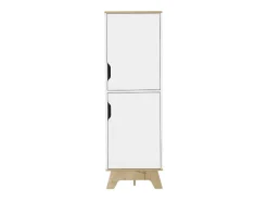 Mesa De Apoio|TuHome Armário de cozinha alto Pamplona em melamina com 4 prateleiras e 2 portas , 150.62 cm X 44.95 cm X 39.87 cm , Multicolor Multicor