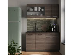 Vicco Armário de cozinha para sótão inclinado cinza nobre 60x46x81.6 r-line^ Móvel De Arrumação