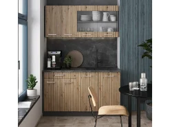 Móvel De Arrumação|Vicco Armário de cozinha para sótão inclinado carvalho artesanal 60x46x81.6 r-line Natural claro
