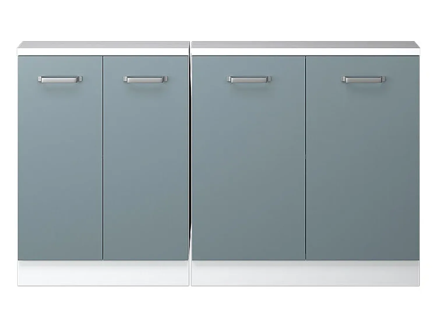 Móvel De Arrumação|Vicco Armário de cozinha para sótão inclinado -cinza 140x46x81.6 r-line Azul