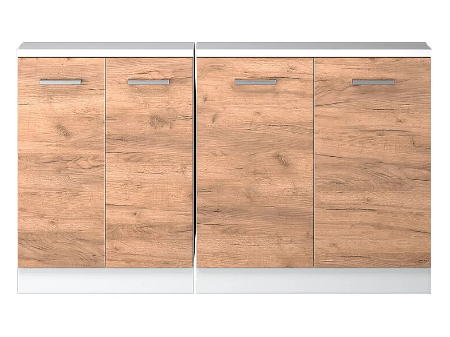 Vicco Armário de cozinha para sótão inclinado carvalho goldkraft 140x46x81.6 r-line^ Móvel De Arrumação
