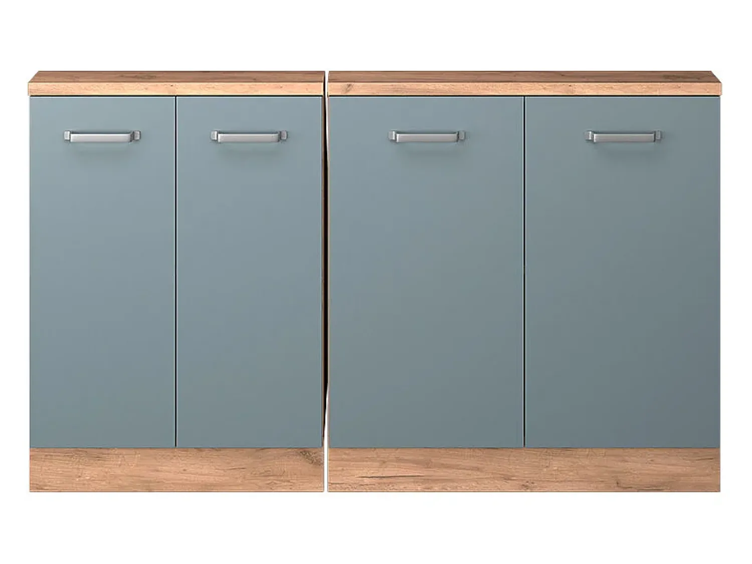 Móvel De Arrumação|Vicco Armário de cozinha para sótão inclinado -cinza 140x46x81.6 r-line Azul