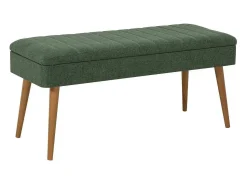 Dmora Armário de entrada Dgallett, Entrada de cabide, Composição para átrio, Consola de armazenamento multifunções, 50x38h135 cm, Carvalho e Verde^ Móvel De Entrada