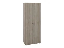 Móvel De Entrada|VCM Armário de madeira | 5 compartimentos | dimensões aprox. L. 70 x A. 178 x P. 40 cm | 2 portas rotativas | expansível | Gabinete - Vandol (carvalho Sonoma) Multicor
