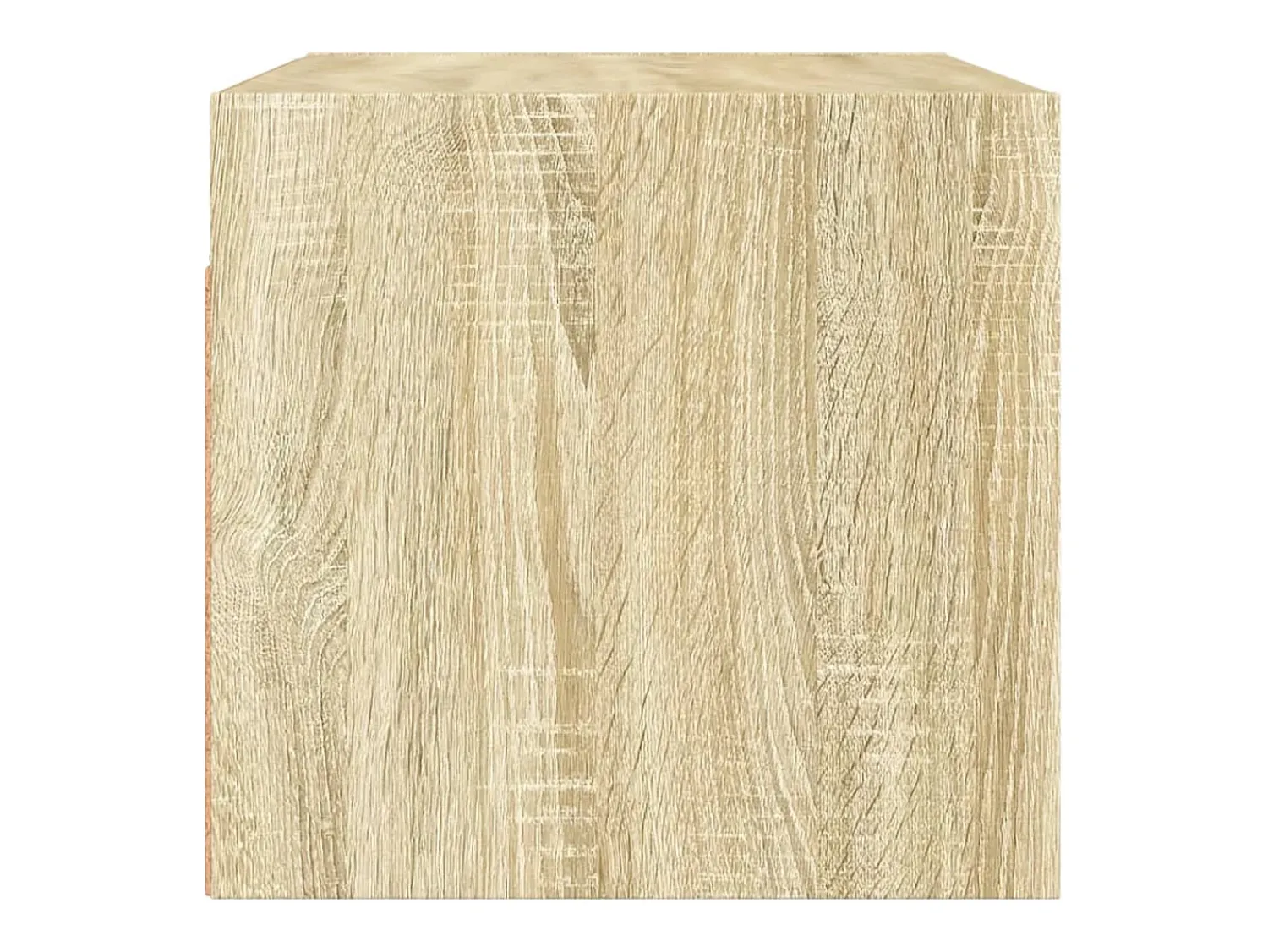 Prateleira|vidaxl Armário de parede c/ portas vidro 68,5x37x35 cm carvalho sonoma Castanho