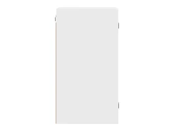 vidaxl Armário de parede c/ portas de vidro 35x37x68,5 cm^ Prateleira