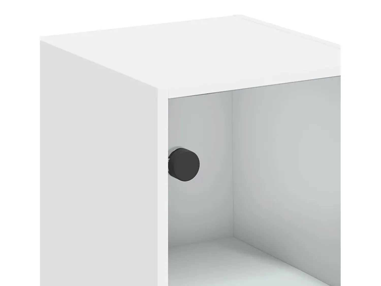 vidaxl Armário de parede c/ portas de vidro 35x37x68,5 cm^ Prateleira