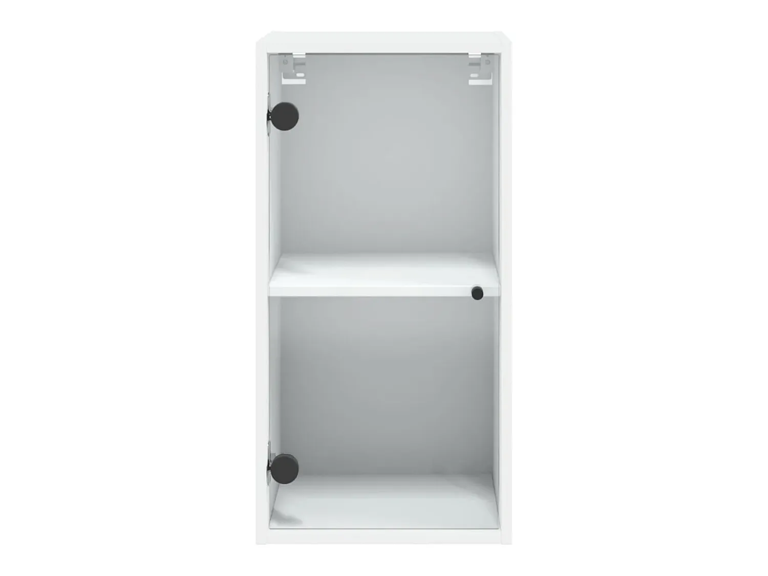 vidaxl Armário de parede c/ portas de vidro 35x37x68,5 cm^ Prateleira