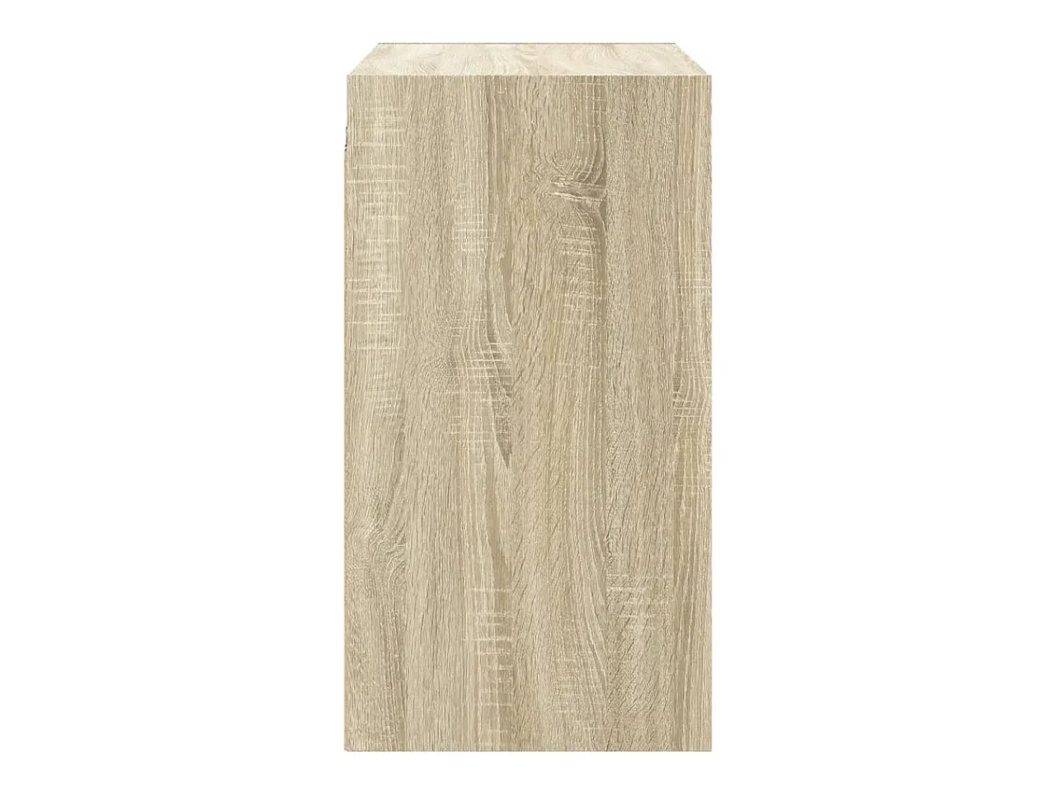 vidaxl Armário de parede c/ portas vidro 68x37x68,5 cm carvalho sonoma^ Prateleira