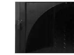 Armário de parede de vidro de 70 cm com duas portas, adequado para hall de entrada, sala de estar e banheiro, com padrão trançado, .^ Prateleira