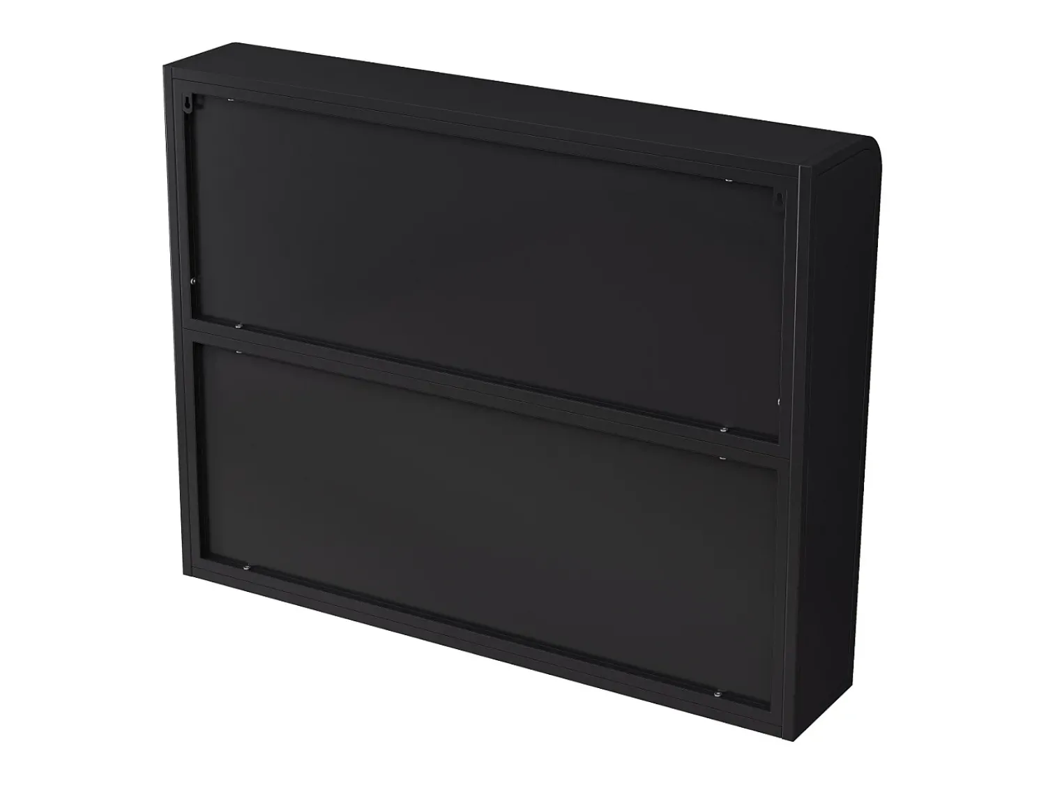 Prateleira* Armário de parede moderno com portas de vidro - para cozinha e banheiro - 90 × 20 × 70 cm, Preto