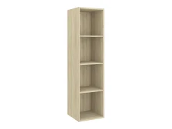 Sale Armário de parede para TV derivados de madeira carvalho sonoma PT914781 Castanho