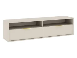 Outlet Armário de parede para TV pendurado Queen 140 cashmere Bege