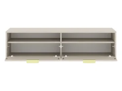 Outlet Armário de parede para TV pendurado Queen 140 cashmere Bege