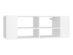 Armário de parede para TV 102x35x35 cm derivados madeira PT319168^ Móvel De Tv