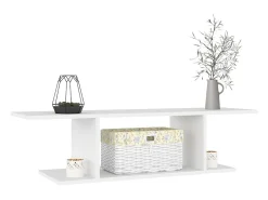 Móvel De Tv* Armário de parede para TV 103x30x26,5 cm PT656267 Branco