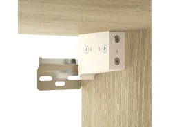 vidaxl Armário de parede suspenso 69,5x34x90 cm carvalho sonoma^ Prateleira