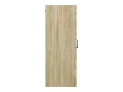 vidaxl Armário de parede suspenso 69,5x34x90 cm carvalho sonoma^ Prateleira