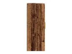 Vitrina|vidaxl Armário de parede suspenso 69,5x34x90 cm madeira velha Natural claro