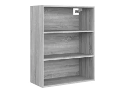 Prateleira*vidaxl Armário de parede suspenso 69,5x32,5x90 cm Gray Sonoma Cinzento