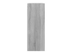 Prateleira*vidaxl Armário de parede suspenso 69,5x32,5x90 cm Gray Sonoma Cinzento