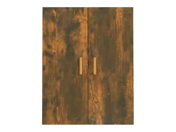 Prateleira|vidaxl Armário de parede suspenso 69,5x34x90 cm carvalho fumado Natural claro