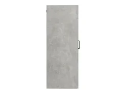 Prateleira*vidaxl Armário de parede suspenso 69,5x34x90 cm cimento Cinzento