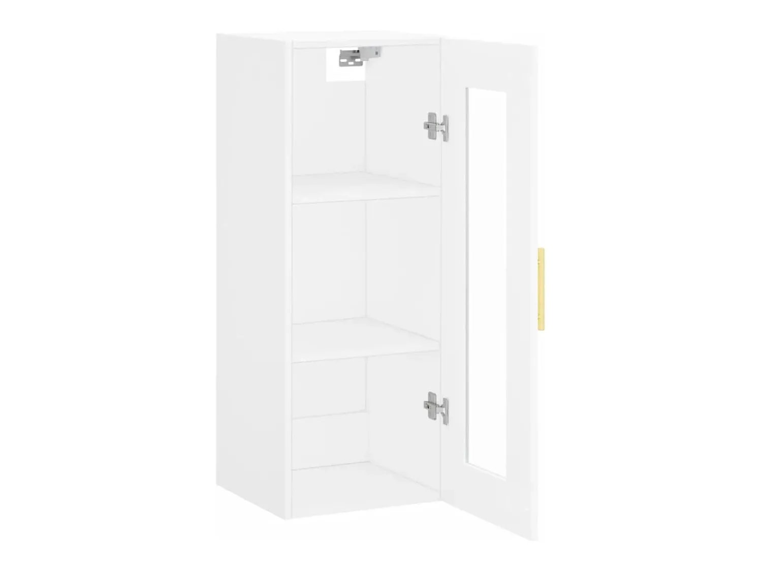 vidaxl Armário de parede 34,5x34x90 cm^ Prateleira
