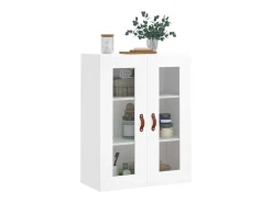 vidaxl Armário de parede 69,5x34x90 cm brilhante^ Prateleira
