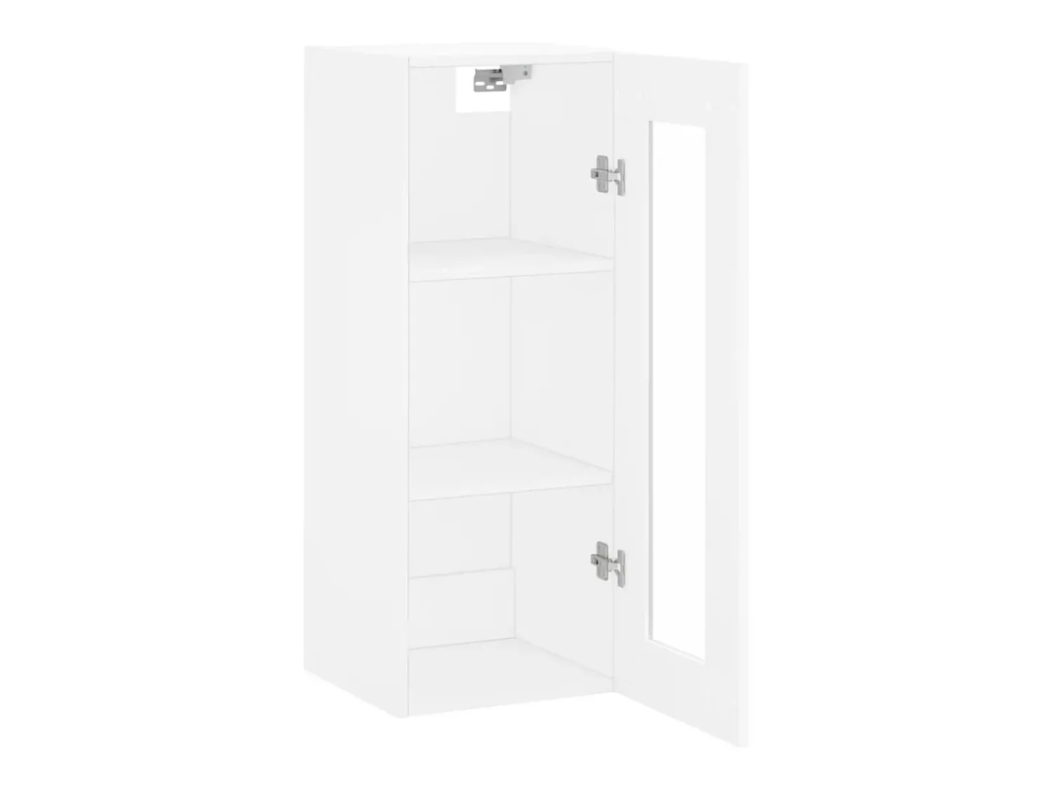 Prateleira|vidaxl Armário de parede 34,5x34x90 cm Branco