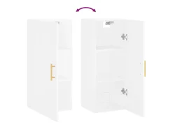 Online vidaxl Armário de parede 34,5x34x90 cm Branco